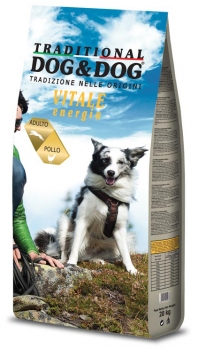 Сухой корм Dog&Dog Vitale Energia для активных собак, беременных или кормящих сук (Курица)